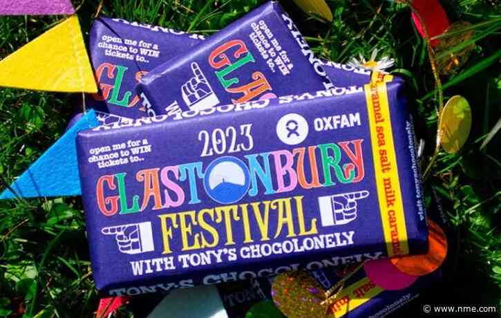 Watch the moment couple win Glastonbury 2023 tickets in ‘Willy Wonka’ style giveaway