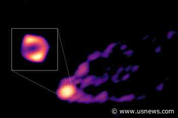 New Image Reveals Violent Events Near a Supermassive Black Hole