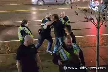 Investigations continue into officer who punched man in face after Abbotsford concert