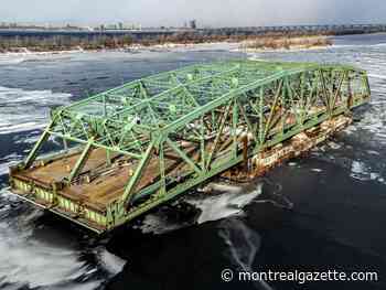 Chunks of old Champlain Bridge being recycled as watches, a bike rack and a greenhouse