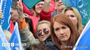 Teacher strikes: Most NI schools close as five unions take action over pay