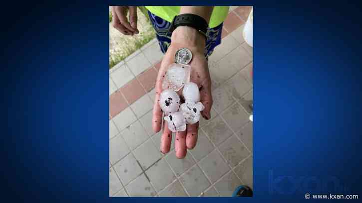 BLOG: Severe storms bring hail in Dripping Springs, Central Texas under Tornado Watch