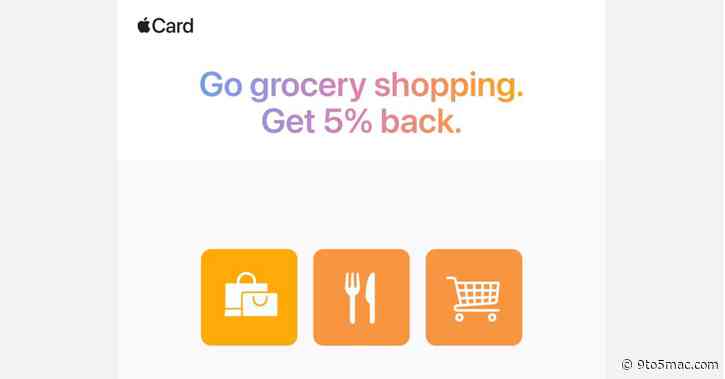 Apple Card promo offers 5% Daily Cash back on grocery store purchases