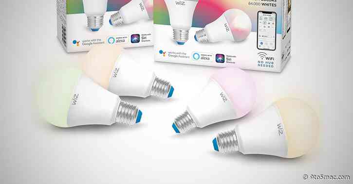 Wiz smart bulbs begin Matter rollout, finally bringing official support to Apple Home app