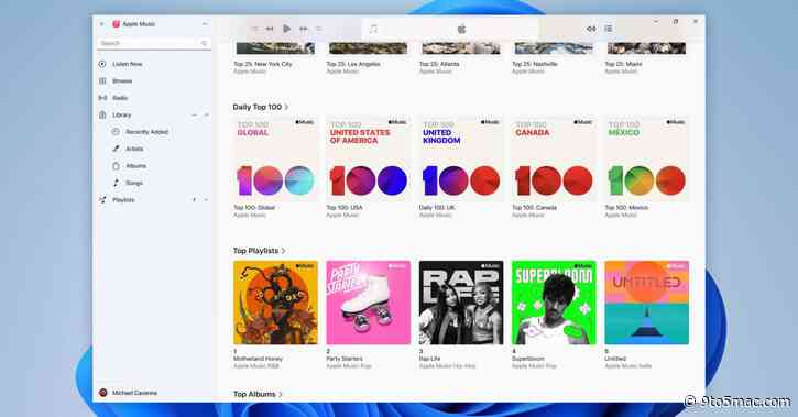 Apple Music Preview app for Windows adds lyrics, media key controls, and more