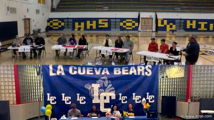 Highland, La Cueva host signing day for student athletes