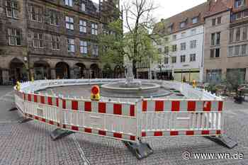 Der Lambertibrunnen soll bald wieder sprudeln