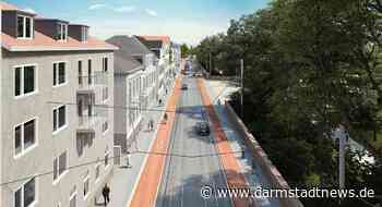 Gleiserneuerung in der Frankfurter Straße abgeschlossen – Bau von Fahrbahn, Geh- und Radwegen beginnt