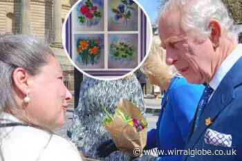 Wirral woman presented to King Charles and the Queen Consort