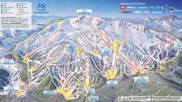 Look: Skier Tomahawks Down Icy Cliff Run At Mammoth