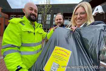 Wie der Feiersack in Steinhagen Müll vermeiden soll