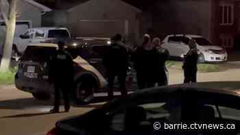 Police respond to a weapons call in Barrie