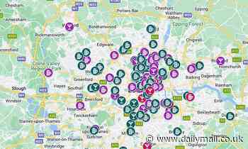 Pint-lover creates map of London that pinpoints every pub and bar with a late licence