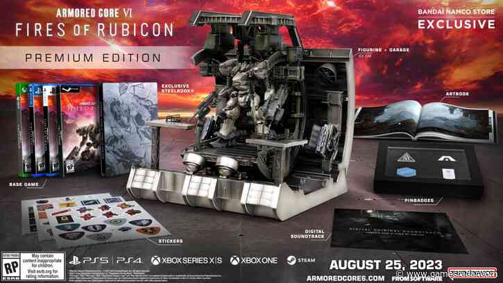 Armored Core 6 Collector's Edition is $230 and comes with your own mech, but the premium "garage" costs $220 extra