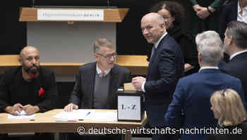 Blamage in Berlin: Wegner (CDU) fällt bei Wahl zum Bürgermeister zweimal durch