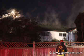 PHOTOS: Fire guts two-storey home in Surrey