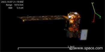 Wow! Maxar satellite captures up-close look at NASA's Landsat 8 spacecraft in orbit