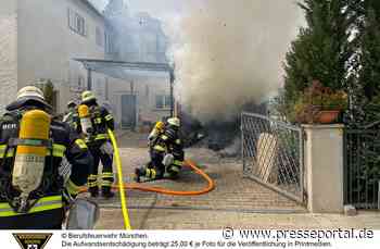 FW-M: Garagenbrand (Westpark)