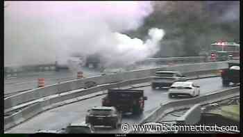 Vehicle Fire Closed Route 2 West in East Hartford