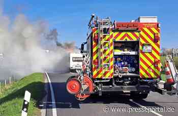 FW-EN: Brand eines Wohnmobiles