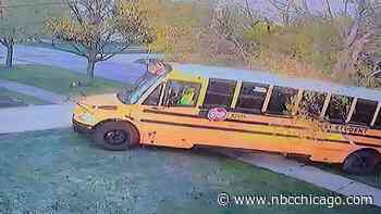 Video Captures Moment School Bus Crashed Into Home in Chicago Suburb