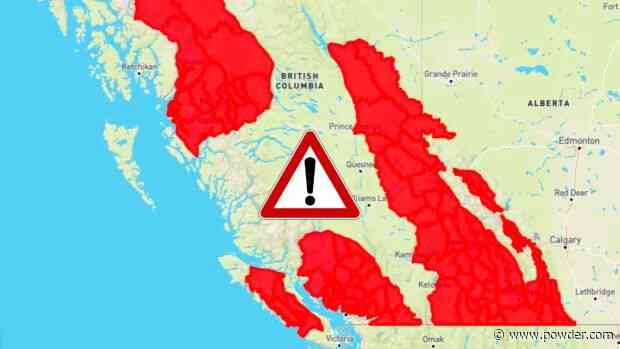 BREAKING: Special Public Avalanche Warning Issued For Western Canada