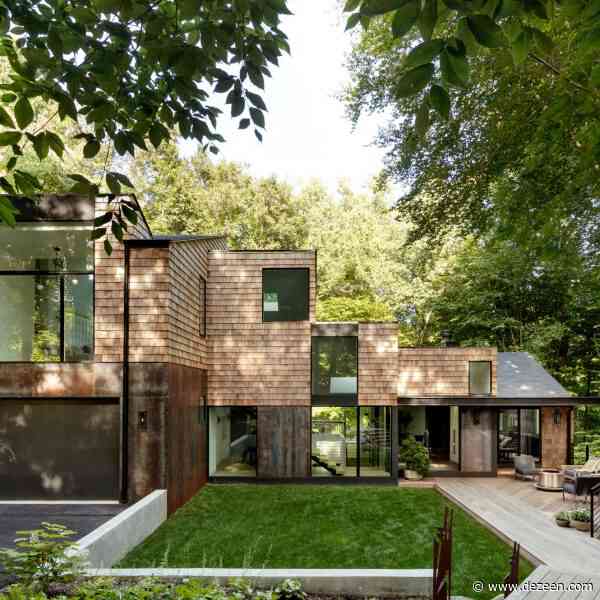 Colleen Healey clads renovated Maryland home in Corten steel and cedar