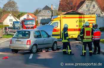 KFV-Görlitz: Verkehrsunfall - Einsatz der Feuerwehren Walddorf und Eibau