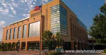 Des Plaines' library plaza shut down for resurfacing