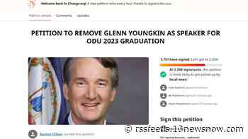 ODU student starts petition opposing Governor Glenn Youngkin speaking at graduation