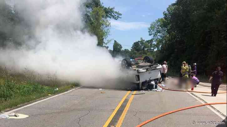 Major wreck shuts down Greenwell Springs Road in Central