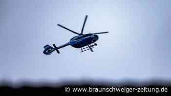 Polizeihubschrauber über Gifhorn fahndet nach Tatverdächtigem