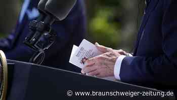 Biden erntet Kritik für Spickzettel bei Pressekonferenz