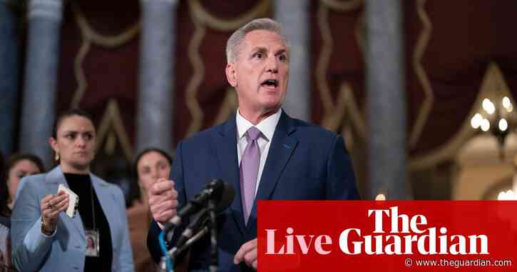 Kevin McCarthy basks in rare win after Republicans unite to pass debt ceiling plan – as it happened