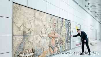 Kunst von Markus Lüpertz ziert Karlsruher U-Bahn-Stationen
