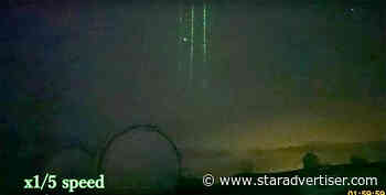 Oahu residents might see green lasers in night sky