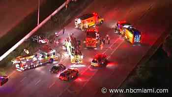 Major Crash Closes Southbound Lanes of Florida's Turnpike in Miami-Dade