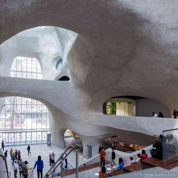 Studio Gang designs cave-like Gilder Center for American Museum of Natural History