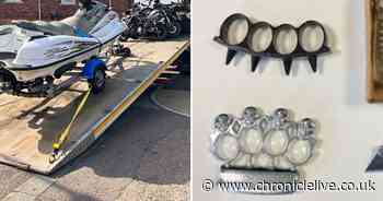 10 people arrested after drugs, weapons and stolen jet skis seized from North East properties