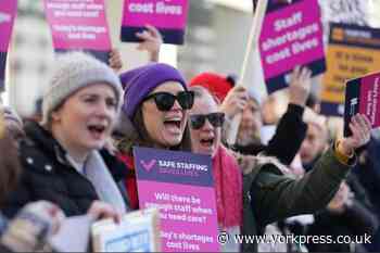 Nurses set for strikes in York over bank holiday weekend