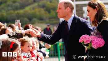 Aberfan: William and Kate visit coal tip disaster site
