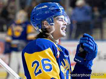 Dual citizenship, multi-purpose: Spencer Shugrue is Saskatoon Blades' Swiss Army knife