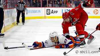Carolina Hurricanes try to clinch series win over New York Islanders