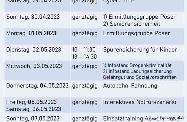 POL-MA: Mannheim: Besuchen Sie den Stand des Polizeipräsidiums Mannheim