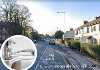 Burglar flees on bicycle with kitchen sink and tap