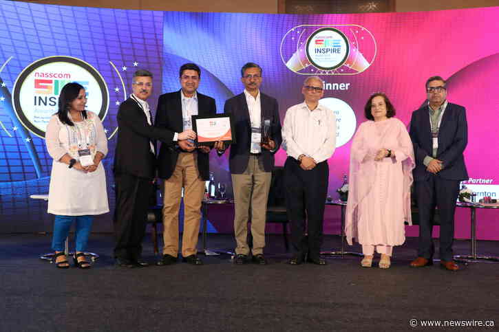 Le produit alimenté par l'IA d'Integra remporte le prix Leadership in Innovation - Tech Products and Platforms Award lors des nasscom SME Inspire Awards