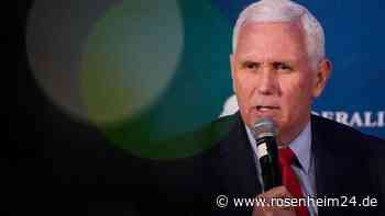 Mike Pence bringt „belastende Beweise“ gegen Donald Trump vor
