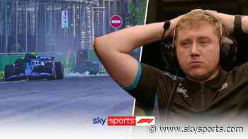 ANOTHER crash in Baku as Gasly hits the wall!