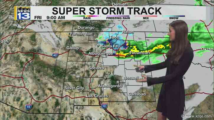 Cold front arrives Friday