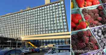 Hull hospital turns to fruit in a novel bid to cut smoking on its grounds